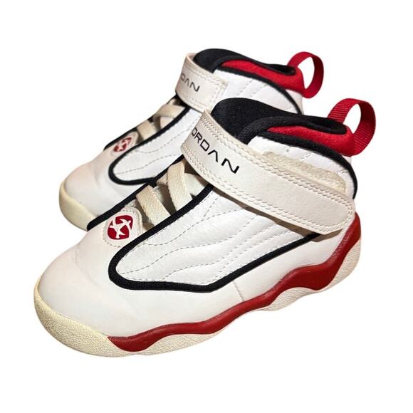 Nike Air Jordan Pro Strong White / Red / Black DC7910 101 Toddler Size 7C - Picture 3 of 7
